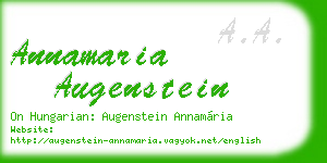 annamaria augenstein business card